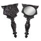 Alchemy Gothic Sacred Cat Hand Mirror (Black) (V64B)