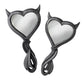 Alchemy Gothic Devil's Heart Hand Mirror (Black) (V80B)