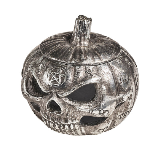 Alchemy Gothic Pumpkin Skull Pot (V93)