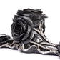 Alchemy Gothic Black Rose Triple T-Light Holder (V96)