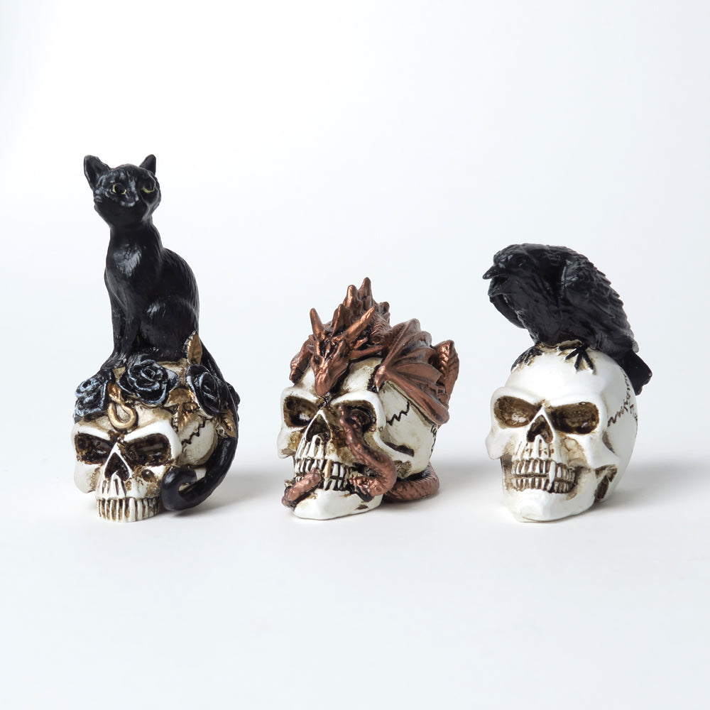 Alchemy Gothic Raven Skull: Miniature Model (VM7)
