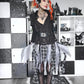Dark in Love Morrigan Punk Patchwork Skirt
