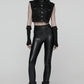 Punk Rave Ravenna Leggings - Black Prism Finish