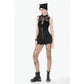 Dark in Love Brynja Eyelet Balloon Shorts