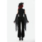 Dark in Love Erzebeth Velvet Lace Flare Trousers - Size UK 16 Left Only!