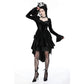 Dark in Love Seraphina Velvet Lace Goth Dress