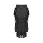 Dark in Love Cordelia Gothic High-Low Layered Skort