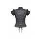 Dark in Love Seraphine Lace Shoulder Goth Top