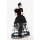Dark in Love Isolde Velvet & Lace Puff Sleeve Bolero