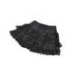 Dark in Love Punk Eyelet Lace Layered Mini Skirt