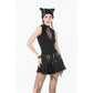 Dark in Love Metal Punk Skirt
