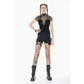 Dark in Love Dark Punk Mesh Chain Top