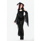 Dark in Love Erzebeth Velvet Lace Flare Trousers - Size UK 16 Left Only!
