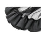 Dark in Love Belladonna Mesh Buckled Goth Skirt in Black