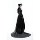 Dark in Love Belladonna Lace Bell Sleeve Goth Shrug