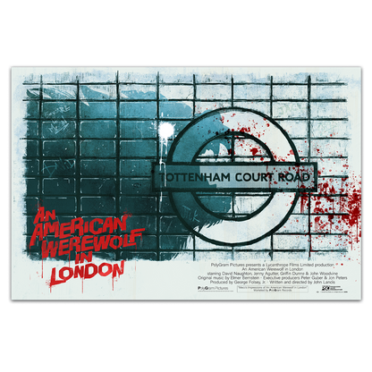 An American Werewolf In London Horror Poster
