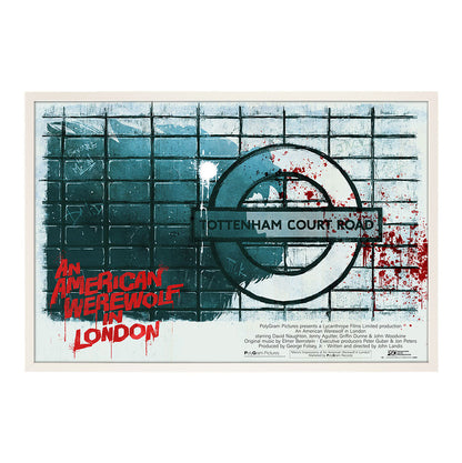 An American Werewolf In London Horror Poster