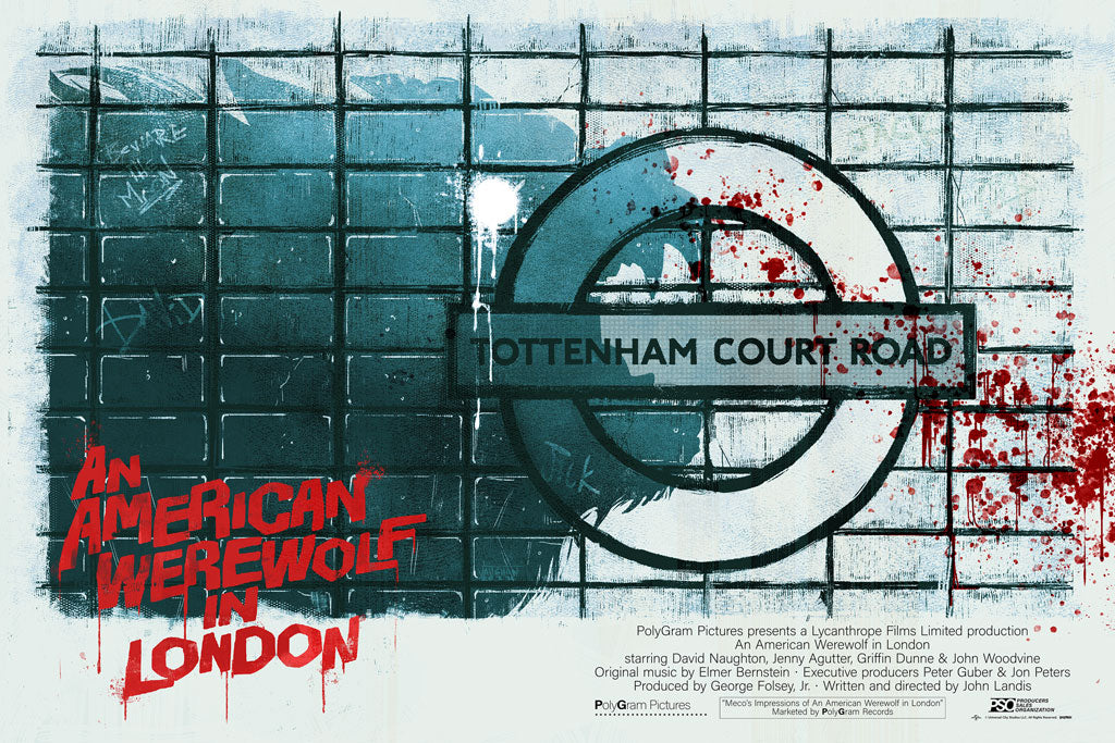 An American Werewolf In London Horror Poster