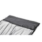 Dark in Love Gothic Sheer Mesh Maxi Skirt with PU Waist Corset - Size UK 8 Left Only!