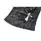 Dark in Love Shredded Butterfly Print Halter Goth Top In Grey