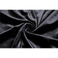 Dark in Love Melisandre Embroidered Velvet Mesh Goth Skirt in Black