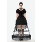 Dark in Love Isolde Velvet & Lace Puff Sleeve Bolero