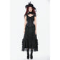 Dark in Love Talia Gothic Longline Metal Boned Corset