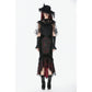 Dark in Love Gothic Elegant Velvet Mermaid Skirt