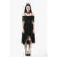 Dark in Love Soraya Gothic Lace High-Low Dress