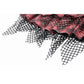 Dark in Love Linnea Plaid Mesh Layered Skirt