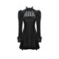 Dark in Love Inez Dark Elegant Velvet Lace Gown