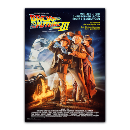 Back To The Future Part III Poster