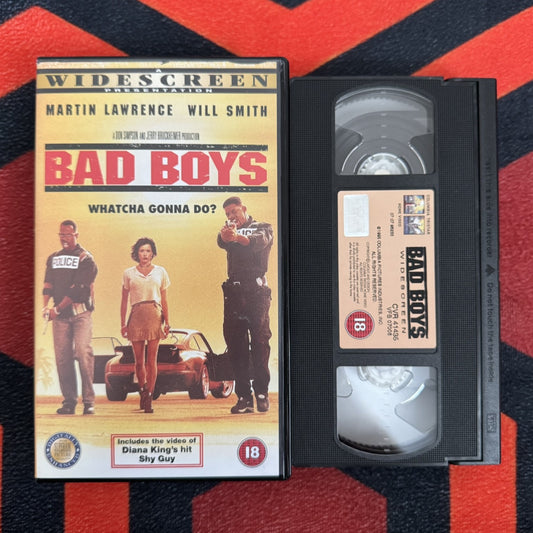 Bad Boys VHS Video (1995) CVR41435