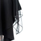 Poizen Industries Banshee Gothic Mini Dress - Cold Shoulder Mesh & Lace-Up