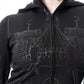 Vixxen Basilica Cathedral Style Printed Zip Up Hoodie