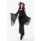 Dark in Love Erzebeth Velvet Lace Flare Trousers - Size UK 16 Left Only!