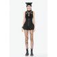 Dark in Love Brynja Eyelet Balloon Shorts