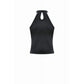 Dark in Love Gothic Mesh Panel Buckle Top