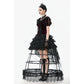 Dark in Love Isolde Velvet & Lace Puff Sleeve Bolero