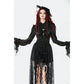 Dark in Love Sabina High-Low Sheer Lace Skirt