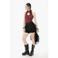 Dark in Love Cordelia Gothic High-Low Layered Skort