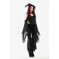 Dark in Love Erzebeth Velvet Lace Flare Trousers - Size UK 16 Left Only!