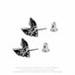 Alchemy Gothic Cauchemar Pair of Stud Earrings (E457)