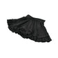 Dark in Love Lolita-Inspired Ruffled Mini Skirt in Black