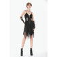 Dark in Love Punk Sleeveless Dress with Chains