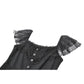 Dark in Love Black Gothic Sweet Bow Lace Lolita Dress