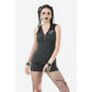 Dark In Love Salem Striped Cat Ear Hoodie Dress - Size UK 22 Left Only!