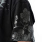 Chemical Black Ceil Crop Top – Ladies Black Gothic Cotton Crop Tee