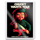 Child's Play 3 - Chucky Wants You! Horror Poster
