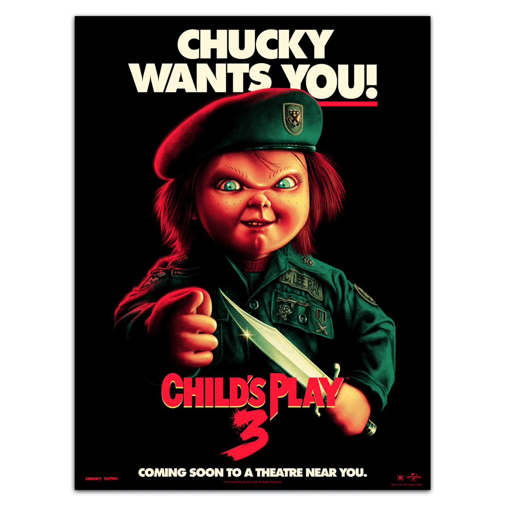 Child's Play 3 Horror Poster Set